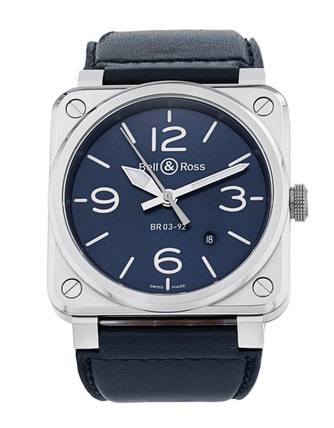 Bell and Ross BR03-92 BR0392-BLU-ST/SCA
